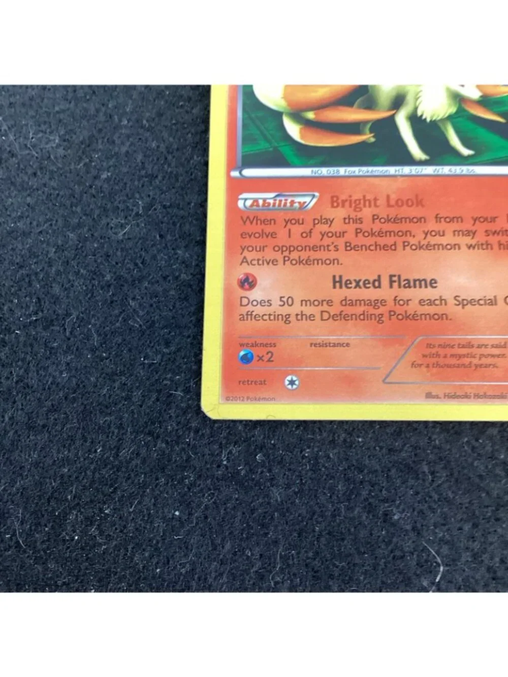 Ninetales 19/124 Dragons Exalted Pokemon TCG Holo Rare NM Condition